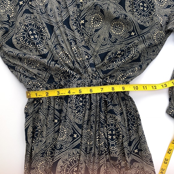 Elegant Blue and White Maxi Dress - Anthropologie - Picture 6 of 10